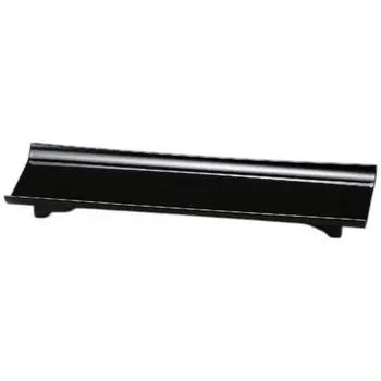 Premium Nigiri Sushi Long Kasuga Serving Black with Made in Dishwasher Safe J-kitchens Plate, 2-inch Dish, L-Shaped Legs, Shatter-Resistant, Japan,