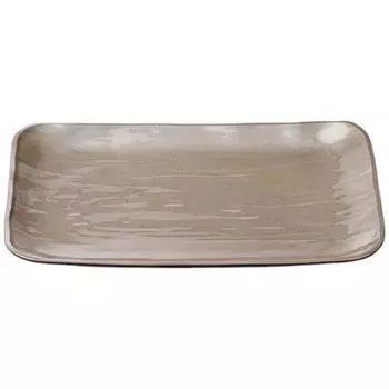 Premium Nigiri Sushi Long Rectangular Daiho Serving Champa Gold with Black Made in Japan J-Kitchens Plate, 5.5cm Plate, Lacquer, Shatter-Resistant,