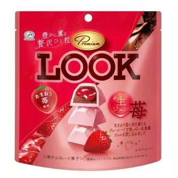 Премиум-образ семьи Фудзивара (Свежая желеобразная клубника) Пакетик 43 г шоколада 1