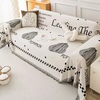 Премиум-ощущение синельного чехла для дивана, полотенца, универсального чехла для дивана Four Seasons, универсального универсального чехла, против кошачьих царапин, противоскользящего чехла, одеяла 180*130cm