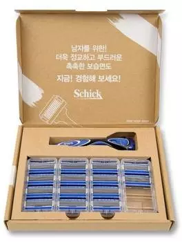 Премиум-план Schick Hydro5 (14 лезвий + бритва)