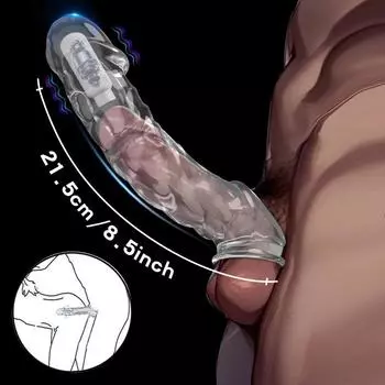 Премиум прозрачный удлинитель пениса и многоразовый презерватив для мужчин, мужское улучшение, длительное удовольствие, отсроченная эякуляция, мужские секс-игрушки