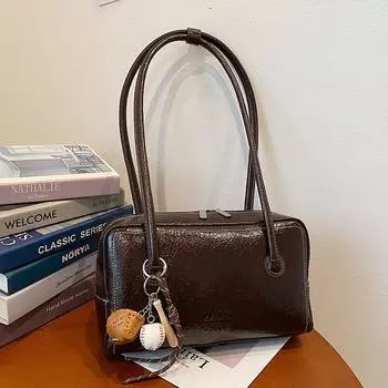 Премиальная ретро сумка большой вместимости Женская модная сумка через плечо для поездок Портативная сумка-тоут No on-hook красный