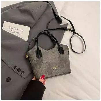 Premium retro small bag, new spring and summer versatile messenger bag, fashionable portable bucket bag tide