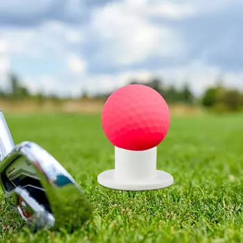 Премиум-резиновый держатель для мяча для гольфа с низким сопротивлением для парка на длинные дистанции для тренировок с жёлтый
