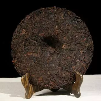 Премиум Sanpa Lao Ban Zhang Ripe Puerh Высший сорт 100% натуральный чай Шу Пуэр 357г 357g