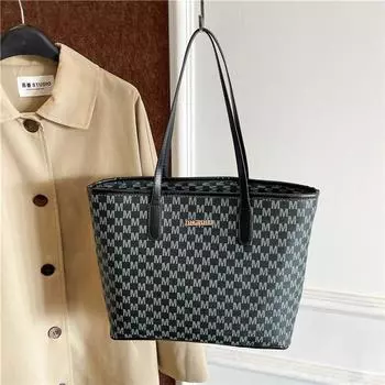 Premium sense big bag 2025 trendy light luxury women s bag shoulder bag large capacity versatile tote bag portable