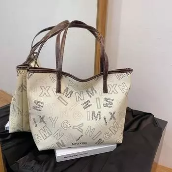 Premium sense большая вместительная сумка универсальная рабочая 2025 модная портативная сумка большая женская сумка