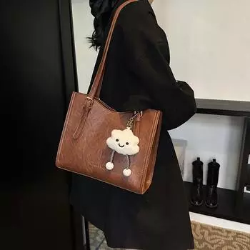 Premium sense large-capacity bag women s 2024 autumn new trendy fashion casual bag versatile shoulder tote bag