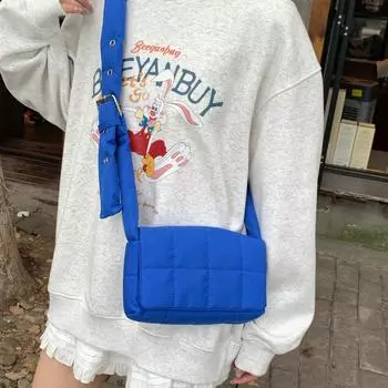 Premium Sense Niche Сумка-подмышка Сумка-подушка Сумка-мессенджер Женская сумка Сумка-мешок Универсальная сумка синий