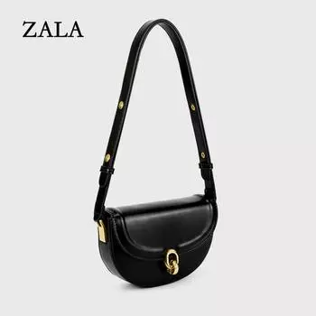 Premium sense популярная сумка-седло маленькая сумка новая модная универсальная женская сумка сумка через плечо сумка-мессенджер . чёрный