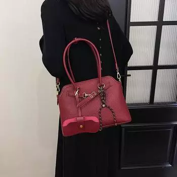 Премиум-смысл ретро большой вместимости женская новая осенне-зимняя сумка 2024 года универсальная сумка-мессенджер на одно плечо портативная сумка подмышкой