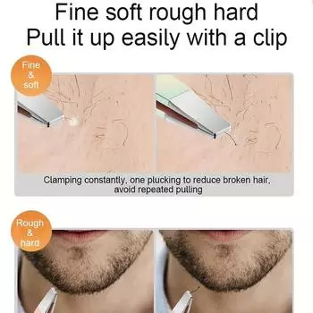 Premium Stainless Steel Eyebrow Tweezer Set - 4pcs Precision Grooming Kit For Perfect Brow Shaping & Ingrown Hair Removal