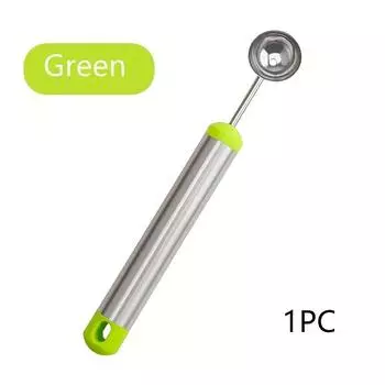 Premium Stainless Steel Fruit Carving Kit, Melon Baller Scoop Knife Set for Watermelon, Strawberry, Pineapple Slicing and Carving