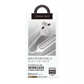 Премиум-стиль Bluetooth установлен PG-BTE12IE2WH (белый) 5.0