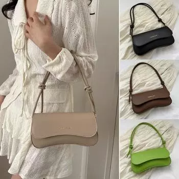 Премиум-сумка Элегантная сумка через плечо из искусственной кожи Сумка на ремне Сумка через плечо