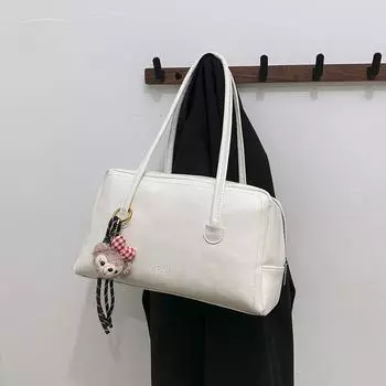 Премиум-сумка в стиле ретро большой вместимости для женщин 2025 года, новая сумка-подушка через плечо, осенне-зимняя переносная сумка-тоут