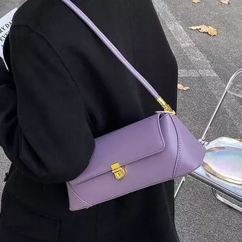 Премиум сумка женская большой емкости новая мода осень и зима нишевая сумка на одно плечо подмышку женская ручная большая сумка no specification