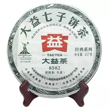 Премиум TAETEA 8582 Menghai 002 Batch Puerh Сырой чай Пуэр Шэн Пуэр Торт 357г 357g