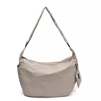 Premium texture bag women s large-capacity new casual niche messenger bag autumn and winter commuter dumpling bag серый