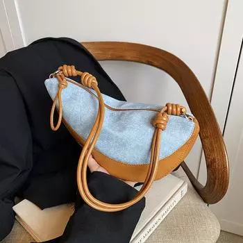 Premium Texture Bag Women s Large Capacity New Casual Niche Design Shoulder Messenger Bag Commuter Dumpling Bag