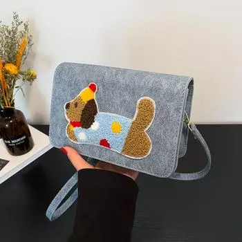 Премиальная фактурная сумка женская большая вместимость 2024 года, новая сумка через плечо для путешественников на работу и зиму, маленькая квадратная сумка темно-серого