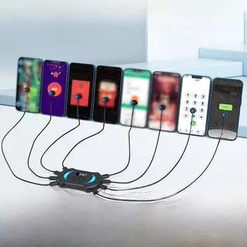 Премиум-универсальное устройство для нажатия на экран и зарядное устройство для мобильных устройств G40 Standard Black, One Device One Head