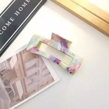 Премиум уксусная кислота шпилька женская затылок маленькая захватывающая заколка шпилька акула зажим полу-завязка для волос головной убор