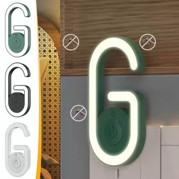 Преобразование частоты Ультразвуковые убийцы комаров со светодиодным спальным светильником Теплый свет USB Крытый светильник от комаров чёрный