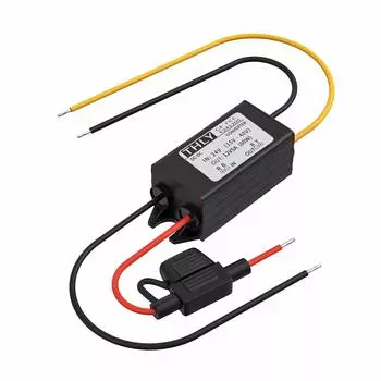 Преобразователь 24 В 12 В, декодер DCDC, преобразователь 24 В 12 В, 5 А, 60 Вт, понижающий трансформатор, водонепроницаемый, предохранительный источник питания, регулятор постоянного напряжения для декодер, напряжения,