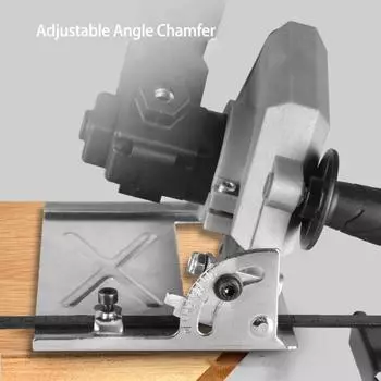 Преобразователь электрической дрели 0-75 мм с регулируемым углом глубины, сменная митра, ручная электрическая дрель на электрическую циркулярную пилу, аксессуары для столярных работ