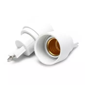 Преобразователь головки лампы питания. Патрон лампы с винтом G9 на E14.