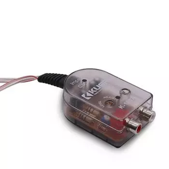 Преобразователь линейного выхода премиум-класса Разъемы High-Low Автоматический линейный выход Адаптер уровня RCA Аудиоконвертер A