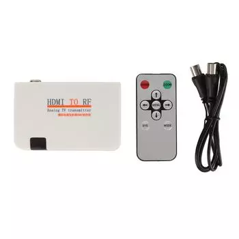 Преобразователь мультимедийного интерфейса высокой четкости в RF-адаптер с дистанционным управлением, разъем 100240 В EU EU Plug