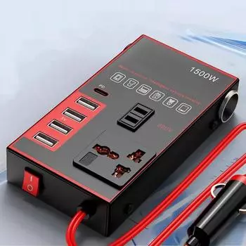 Преобразователь постоянного тока в переменный Инвертор для быстрой зарядки Возможность зарядки на компьютерах Возможность зарядки на домашних электронных устройствах Возможность зарядки на смартфонах CHINA