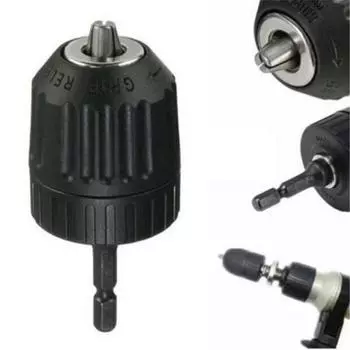 Преобразователь с шестигранным хвостовиком, надежный универсальный, легкая загрузка, электрический инструмент без ключа, автомобиль