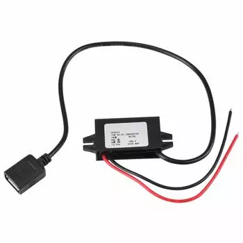 Преобразователь USB Power Converter Power Adapter Regulator Module USB 5V 3A Converter Transformer Подходит для питания DC-DC 12V/24V Multi-Protection
