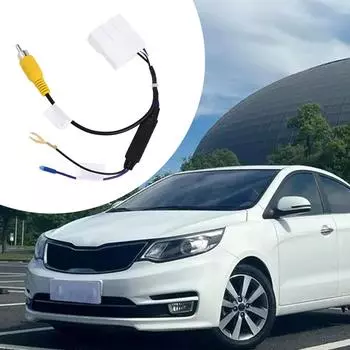 Преобразователь заднего вида Автомобильный радиоприемник Адаптер Кабель для парковочной камеры
