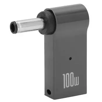 Преобразователь заряда PD 100 Вт 5 А Тип C Женский-Папа 4,5x3,0 мм Корпус из алюминиевого сплава Адаптер PD для