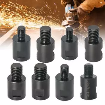 Преобразователи Адаптер для алмазных бит от 5/8 -11 до M14 M14 до 5/8 -11 Адаптер для сверла Углы Шлифмашина Полировальный станок Резьба D C