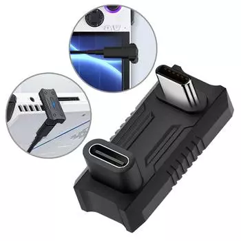 Преобразователи типа C для Rog между мужчинами и женщинами, адаптер для быстрой зарядки 180 градусов с поддержкой зарядки 140 Вт/28 В, 5 А, 8K60 Гц