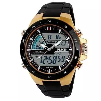 Presio Military Водонепроницаемая сигнализация Спортивные электронные наручные часы N16, популярные корейские часы