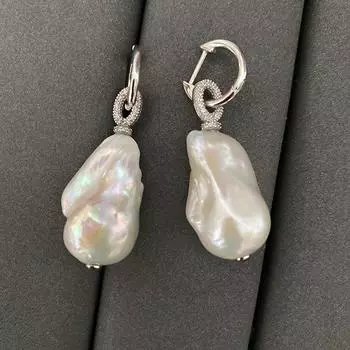 Пресноводный жемчуг барокко Tremella 925 Tremella Hermore можно использовать как кулон.