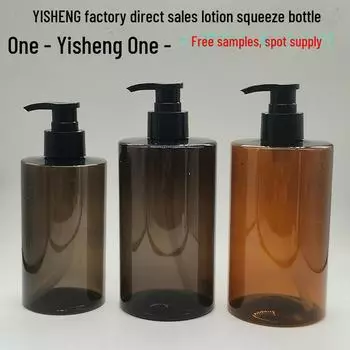 Пресс-бутылки 300 мл, 400 мл, 500 мл для шампуня, кондиционера и геля для душа 300ml; PET; Transparent