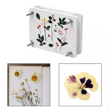 Пресс-цветочный набор, инструмент для тиснения прессованных цветов «сделай сам», 21 см x 16 см, прессование