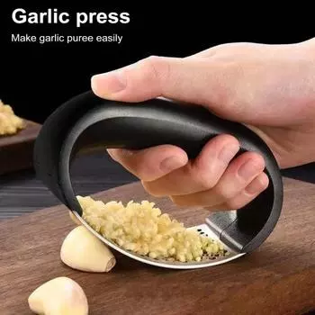 Пресс для чеснока из нержавеющей стали, рокер с ручкой, посудомоечная машина, безопасная пресс для чеснока, измельчитель, мясорубка, дробилка, инструменты для измельчения, кухонные гаджеты