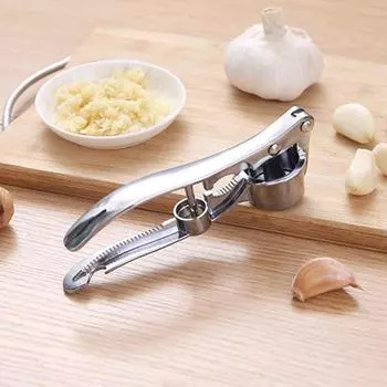 Пресс для чеснока Yousheng с противоскользящей ручкой Nutcracker, алюминиевый сплав, удобная ручка, пресс для имбиря для использования в помещении S