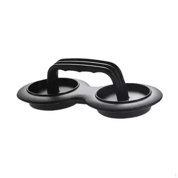 Пресс для гамбургеров, легко очищающий гриль для мяса и говядины для приготовления сэндвичей на барбекю чёрный