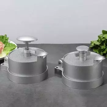 Пресс для гамбургеров с антипригарным покрытием, пресс для бургеров из алюминиевого сплава без покрытия, ручные кухонные принадлежности, инструменты