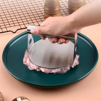 Пресс для гамбургеров Smash Пресс для гамбургеров Котлетница из нержавеющей стали 304 с антипригарным покрытием Профессиональная жаропрочная сковорода для бургеров Smasher